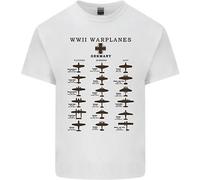 Maglietta Per Bambini Con Aerei Da Guerra Tedeschi Della Seconda Guerra Mondiale