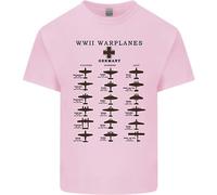 Maglietta Per Bambini Con Aerei Da Guerra Tedeschi Della Seconda Guerra Mondiale