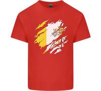 Maglietta Per Bambini Con Bandiera Del Vaticano Torn