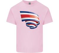 Maglietta Per Bambini Con Bandiera Della Costa Rica Curva RICAN Day