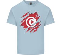 Maglietta Per Bambini Con Bandiera Della Tunisia Per Il Giorno Tunisino