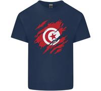 Maglietta Per Bambini Con Bandiera Della Tunisia Per Il Giorno Tunisino