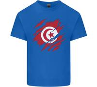 Maglietta Per Bambini Con Bandiera Della Tunisia Per Il Giorno Tunisino