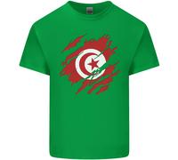 Maglietta Per Bambini Con Bandiera Della Tunisia Per Il Giorno Tunisino