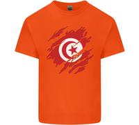 Maglietta Per Bambini Con Bandiera Della Tunisia Per Il Giorno Tunisino