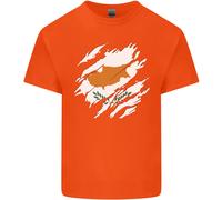 Maglietta Per Bambini Con Bandiera Di Cipro Per Il Giorno Del Calcio