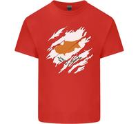 Maglietta Per Bambini Con Bandiera Di Cipro Per Il Giorno Del Calcio