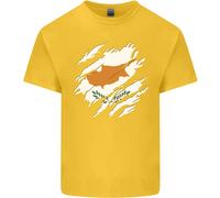 Maglietta Per Bambini Con Bandiera Di Cipro Per Il Giorno Del Calcio