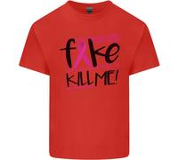 Maglietta Per Bambini Con Finte Tette Per La Consapevolezza Del Cancro Al Seno