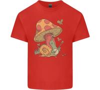 Maglietta Per Bambini Con Lumaca Che Suona La Chitarra Rock