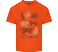 Maglietta Per Bambini Con Razze Di Gatti