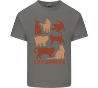 Maglietta Per Bambini Con Razze Di Gatti