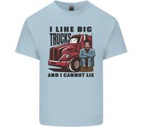 Maglietta Per Bambini Con Scritta Lorry Driver I Like Big Trucks I Cannot Lie