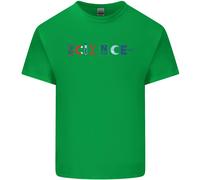 Maglietta Per Bambini Con Simboli Di Scienza Fisica Chimica Biologia