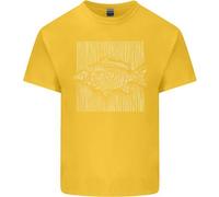 Maglietta Per Bambini Da Pesca Carp Lines Fisherman Fish Angling