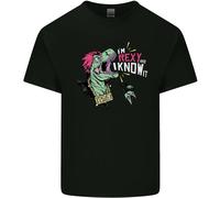 Maglietta Per Bambini Dinosaurs T-Rex Im Rexy E Io Lo So Sexy Ragazzi Ragazze