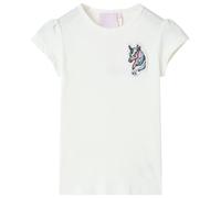 vidaXL Maglietta per Bambini Ecru 104