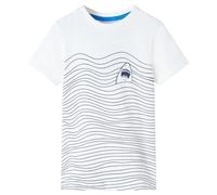 vidaXL Maglietta per Bambini Ecru 128