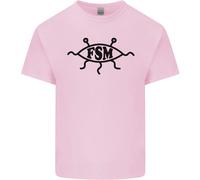 Maglietta Per Bambini FSM CHIESA FLYING SPAGHETTI MONSTER ATEO Ragazzi E Ragazze