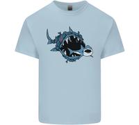 Maglietta Per Bambini Great White Shark Sul Cambiamento Climatico