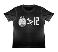 Maglietta Per Bambini Hans Solo Star Wars Non Maggiore Di 12 Parsecs