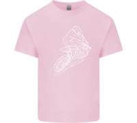 Maglietta Per Bambini Motocross Rider Con Disegno Di Dirt Bike MotoX