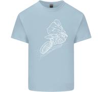 Maglietta Per Bambini Motocross Rider Con Disegno Di Dirt Bike MotoX