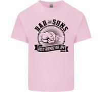 Maglietta Per Bambini Papà E Figli Migliori Amici Festa Del Papà