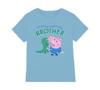 Maglietta per bambini/ragazzi "Big Brother George" (celeste) 100% cotone. Design: stampato. Scollo: girocollo. Manica: corta. Prodotto con licenza ufficiale al 100%. Codice prodotto: UTTV1516612-13Y,3