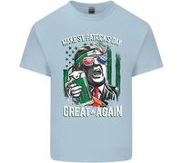 Maglietta Per Bambini St. Patrick's Day Great Again Donald Trump