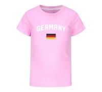 Maglietta per bambini tedesca 2024, con trikot da calcio, maglietta casual con stampa, maglietta sportiva casual, per adolescenti e ragazze (rosa, 2-3 anni)