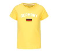 Maglietta per bambini tedesca 2024, con trikot da calcio, maglietta casual con stampa, maglietta sportiva casual, per adolescenti e ragazze (giallo, 13-14 anni)