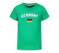 Maglietta per bambini tedesca 2024, con trikot da calcio, maglietta casual con stampa, maglietta sportiva casual, per adolescenti e ragazze (verde, 15-16 anni)