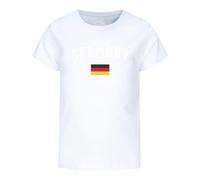 Maglietta per bambini tedesca 2024, maglietta casual con stampa a trikot, maglietta sportiva casual per ragazze e ragazze (bianco, 7-8 anni)
