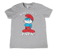 Maglietta Per Bambini Ufficialmente Concessa - Chi È Il Tuo Papà Puffo?