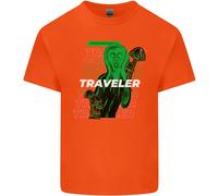 Maglietta Per Bambini Van Gogh Alien Scream Con Funghi Magici