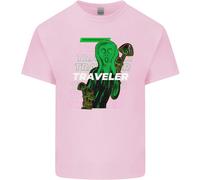 Maglietta Per Bambini Van Gogh Alien Scream Con Funghi Magici