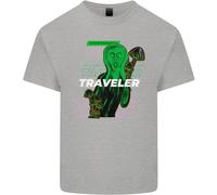 Maglietta Per Bambini Van Gogh Alien Scream Con Funghi Magici