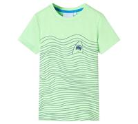 vidaXL Maglietta per Bambini Verde Neon 104