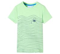 vidaXL Maglietta per Bambini Verde Neon 92