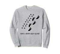 Maglietta per Cani con Scritta You'll Never Walk Alone. Felpa