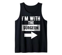 Maglietta per chirurghi con Scritta I'm with The Surgeon Canotta