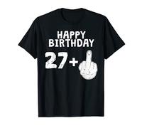 Maglietta per il compleanno e il dito medio Maglietta
