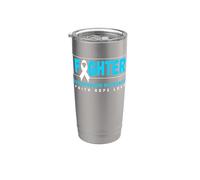 Maglietta per la consapevolezza dell'osteoporosi - Combattente per l'osteoporosi Bicchiere termico in acciaio inox doppia parete