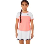 Maglietta per ragazze Asics Tennis Short Sleeve - guava/brilliant white - Rosa (XL)