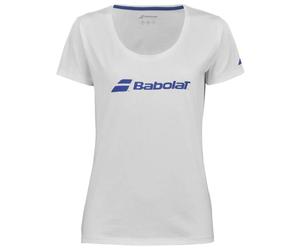 Maglietta per ragazze Babolat Girls Exercise - white/white - Bianco (164 cm)