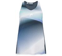 Maglietta per ragazze Head Agility Tank - navy/print perf - Blu (164 cm)