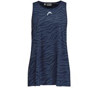 Maglietta per ragazze Head Agility Tank Top G - dark blue/print vision - Blu (176 cm)