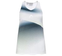 Maglietta per ragazze Head Agility Tank Top - white/print perf - Bianco (164 cm)