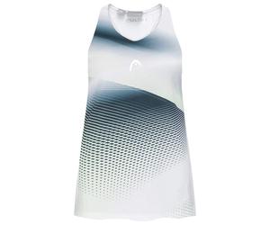 Maglietta per ragazze Head Agility Tank Top - white/print perf - Bianco (176 cm)